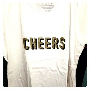 Women's "Cheers" Graphic Tee - NWT - Boutique